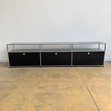 USM Haller 3X2 Low Media Console - Graphite Black