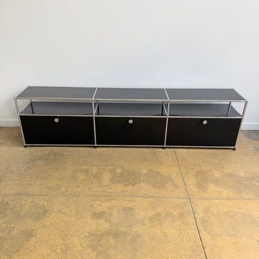 USM Haller 3X2 Low Media Console - Graphite Black