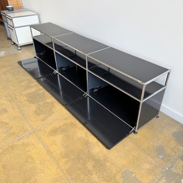 USM Haller 3X2 Low Media Console - Graphite Black
