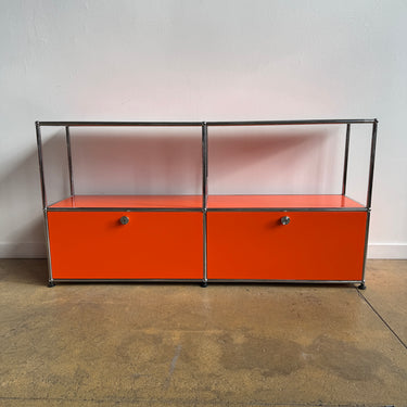 USM Haller 2X2 Media Console (Pure Orange)