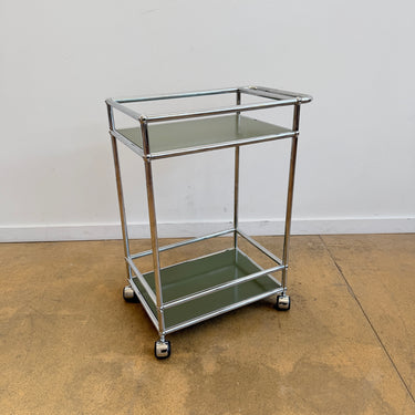 USM Haller Medium Rolling Cart - Olive Green