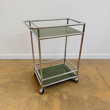 USM Haller Medium Rolling Cart - Olive Green