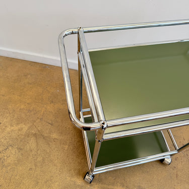 USM Haller Medium Rolling Cart - Olive Green
