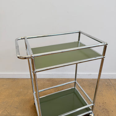 USM Haller Medium Rolling Cart - Olive Green