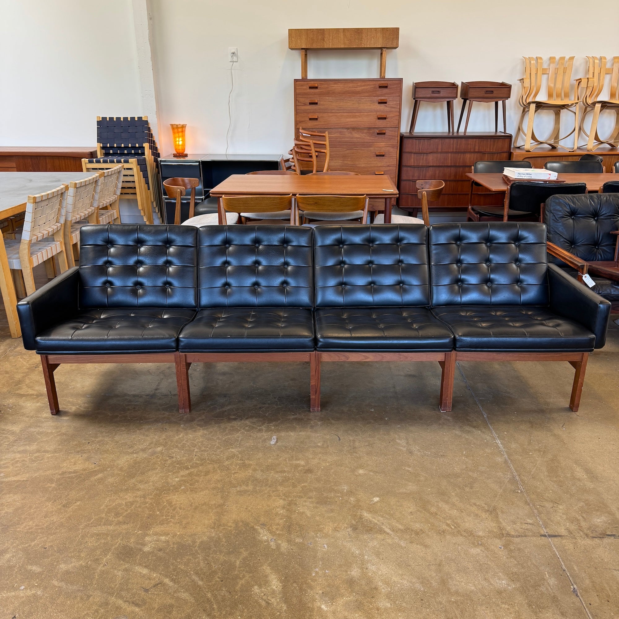Danish Modern Ole Gjerløv-Knudsen & Torben Lind "Moduline" Sofa by France & Son