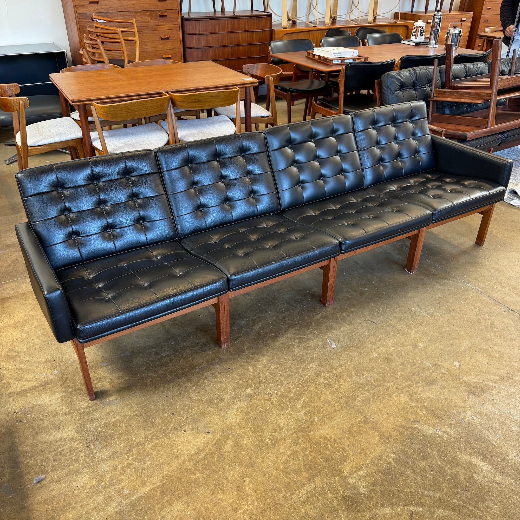 Danish Modern Ole Gjerløv-Knudsen & Torben Lind "Moduline" Sofa by France & Son