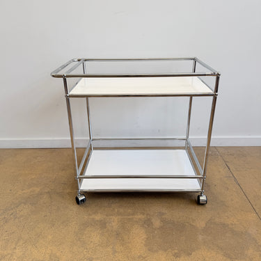 USM Haller Large Rolling Cart - Pure White