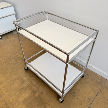 USM Haller Large Rolling Cart - Pure White