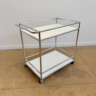 USM Haller Large Rolling Cart - Pure White