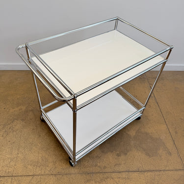 USM Haller Large Rolling Cart - Pure White