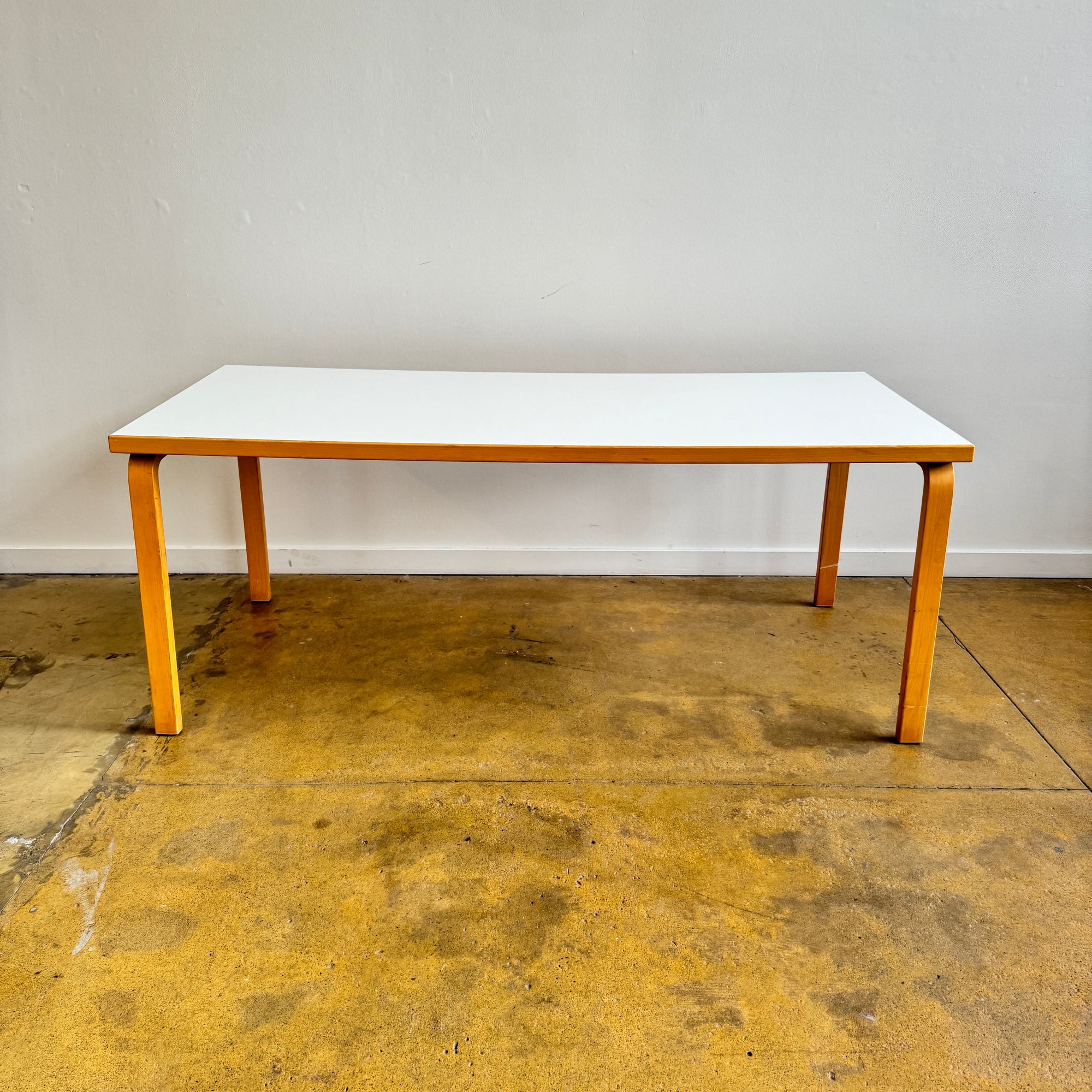 Authentic! Artek Alvar Aalto Rectangular Table "Model 83"