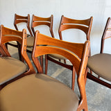 Danish Modern Erik Buch Set of 8 Model 310 Teak dining chairs