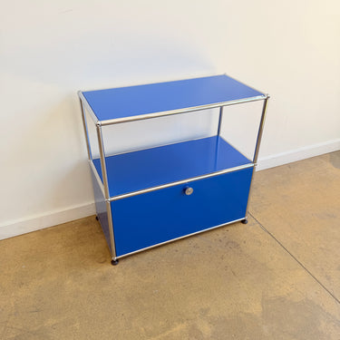 USM Haller Half Size Credenza - Gentian Blue