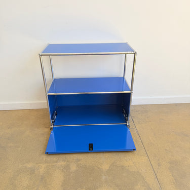 USM Haller Half Size Credenza - Gentian Blue