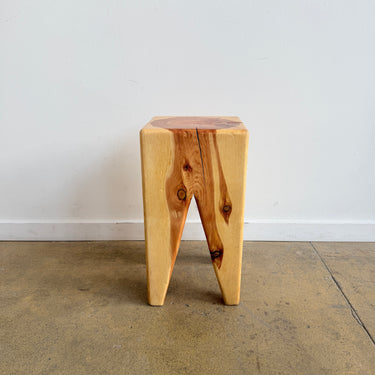Handcrafted Solid wood Stump Side Table (4 Available)