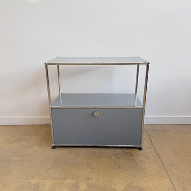 USM Haller Half Size Credenza - Mid Gray