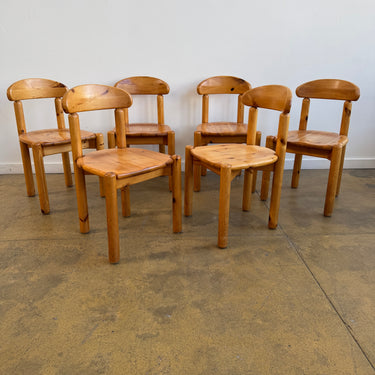 Vintage! Rainer Daumiller style Set of 6 Dining chairs - 1970s