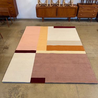 Design Within Reach Landscape 8X10 Wool Rug (New Condition) Badlands