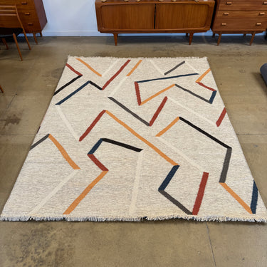 Design Within Reach Boyd 8X10 Flatweave Wool Rug (New Condition)