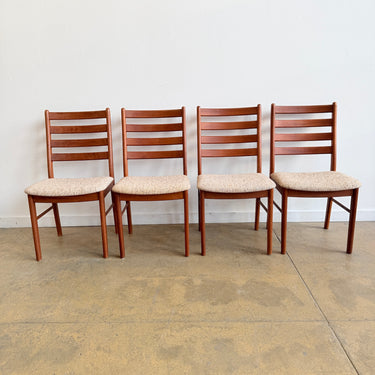 Danish Modern Teak Dining Chairs by Korup Stolefabrik - Set of 4