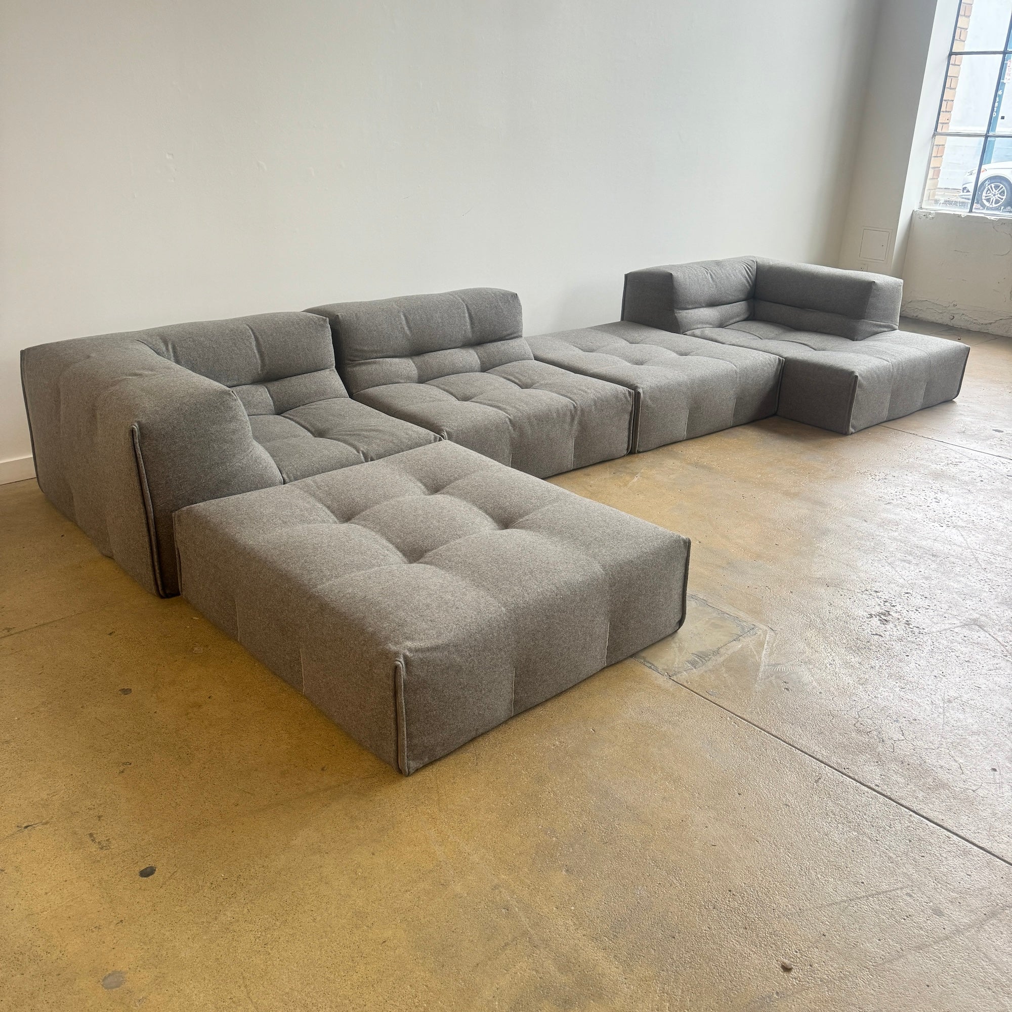 B&B Italia Tufty-Time "5 Piece" Modular Sectional Sofa by Patricia Urquiola