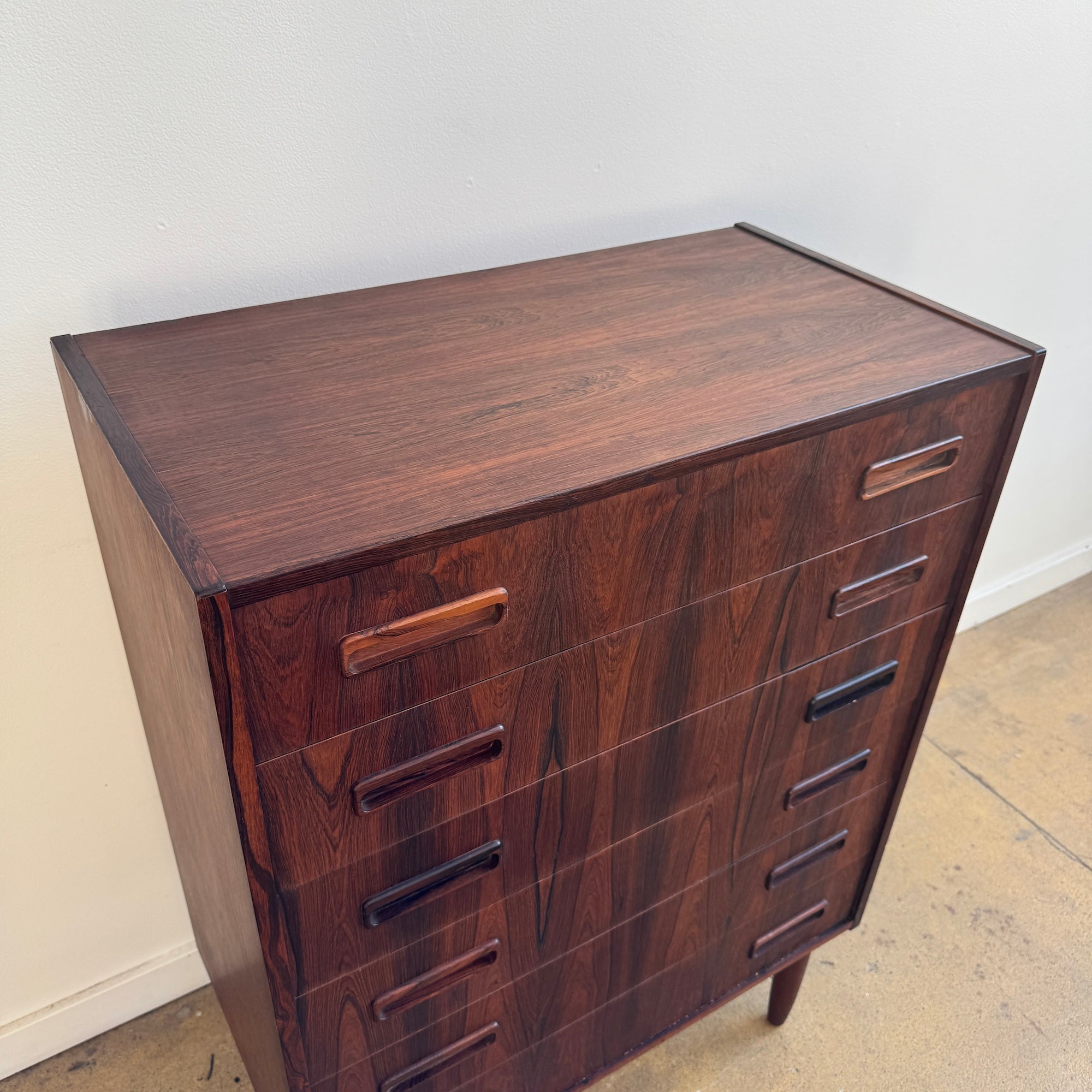 Danish Modern Rosewood Dresser by E. Jensen & J. Andersen for Westergaard Mobelfabrik