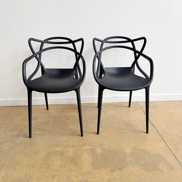 Kartell Masters Plastic Chair by Philippe Starck - Set of 2