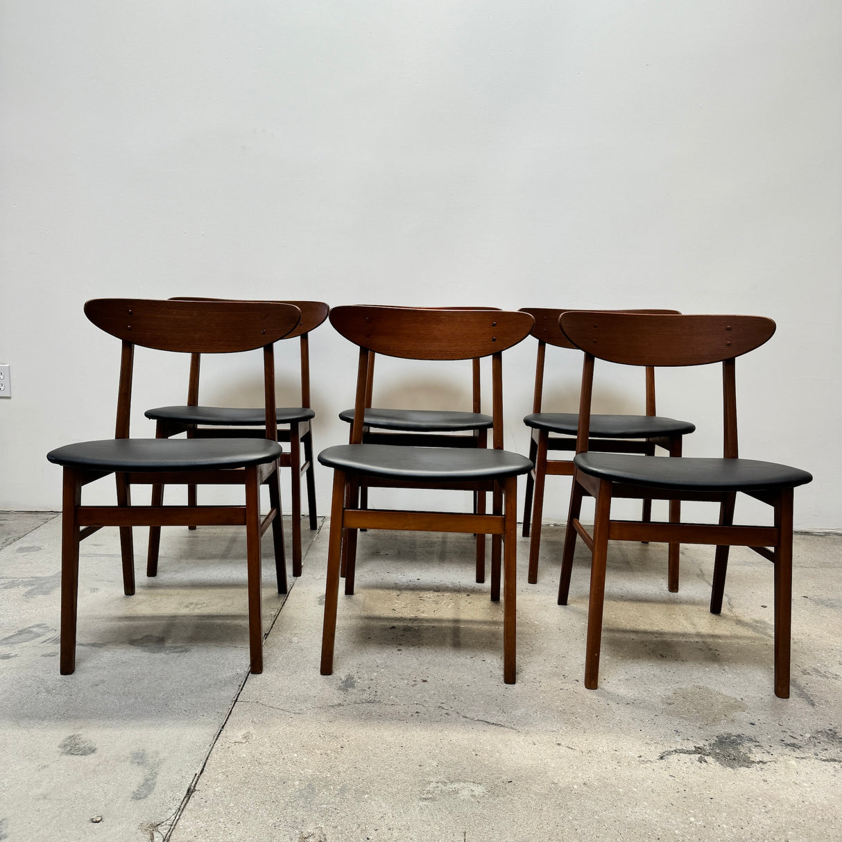 Danish Set of 6 Teak dining chairs by Farstrup MØBLER, 1960S