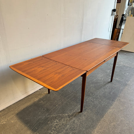 Danish Modern Arne Vodder Style Teak Dining Table