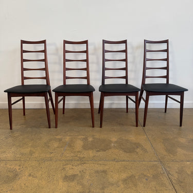 Danish Modern Niels Koefoed ‘Lis’ Rosewood Dining Chairs