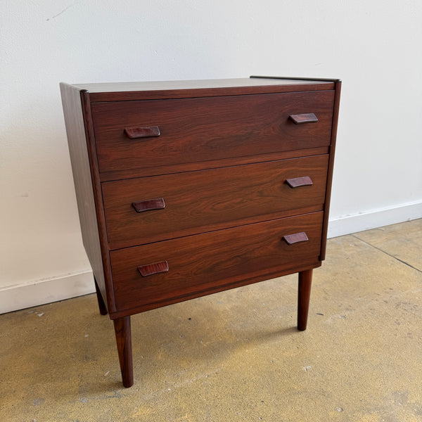 Danish Modern Carl Aage Skov chest of 3 drawers in Rosewood for Munch (Refinished)
