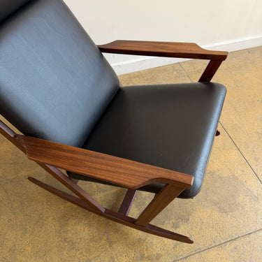 Danish Modern Rocking Chair by Poul Volther for Frem Røjle