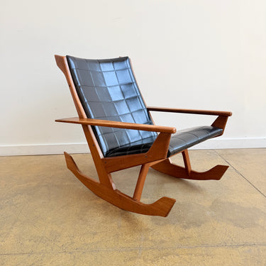 Rare! Danish Modern Rocking Chair by Holger Georg Jensen 1960s