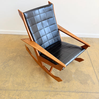 Rare! Danish Modern Rocking Chair by Holger Georg Jensen 1960s