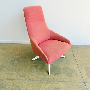 Andreu World Alya Swivel Lounge Chair in Alexander Girard Fabric