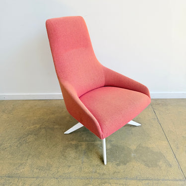 Andreu World Alya Swivel Lounge Chair in Alexander Girard Fabric