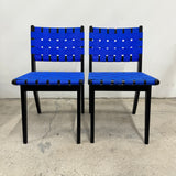 Authentic! Knoll Jens Risom iconic pair of dining chairs