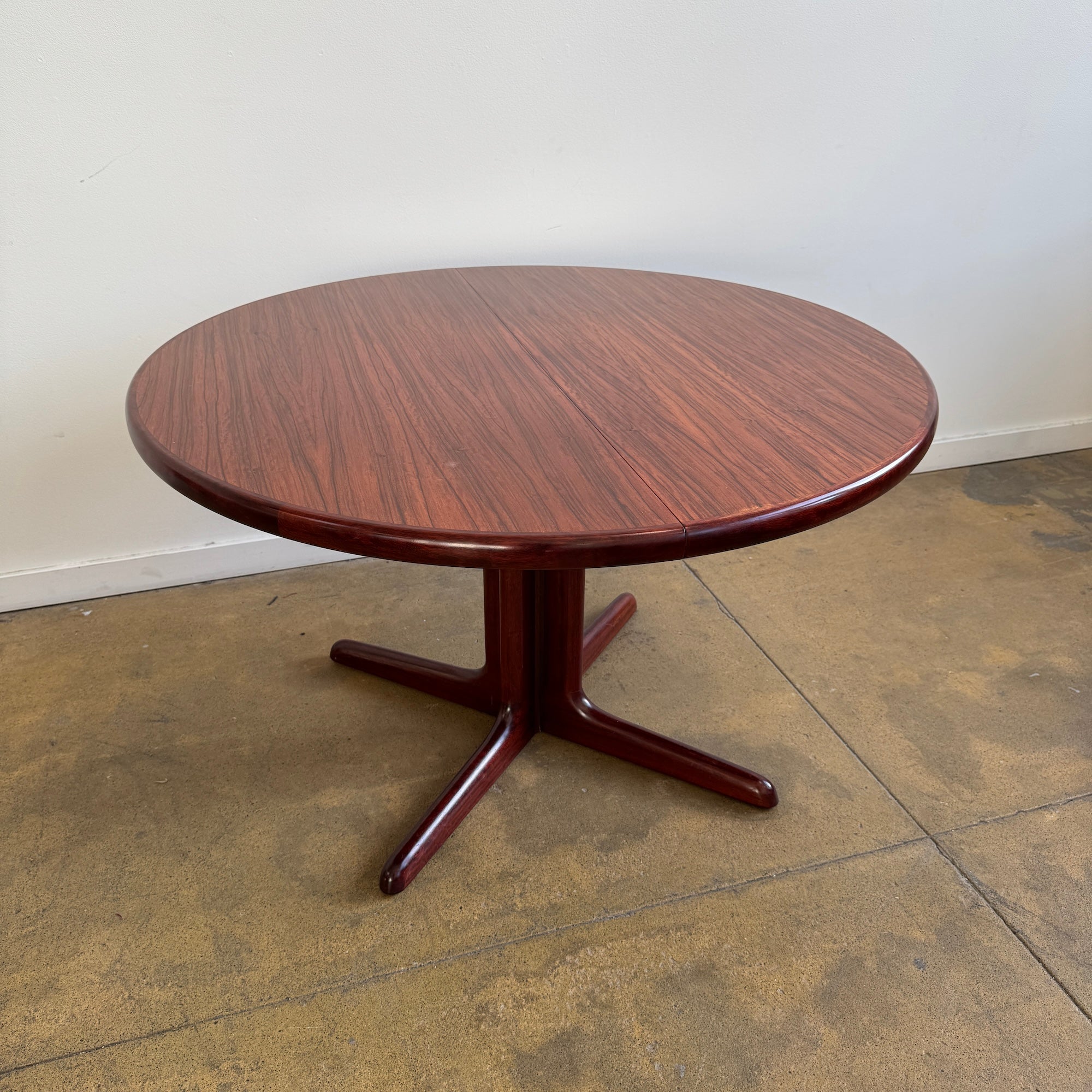 Danish Modern Rosewood Extension Dining Table by Skovby