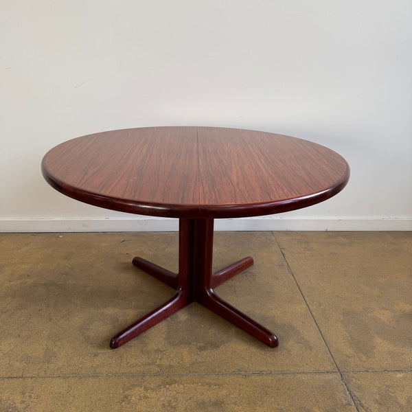 Danish Modern Rosewood Extension Dining Table by Skovby