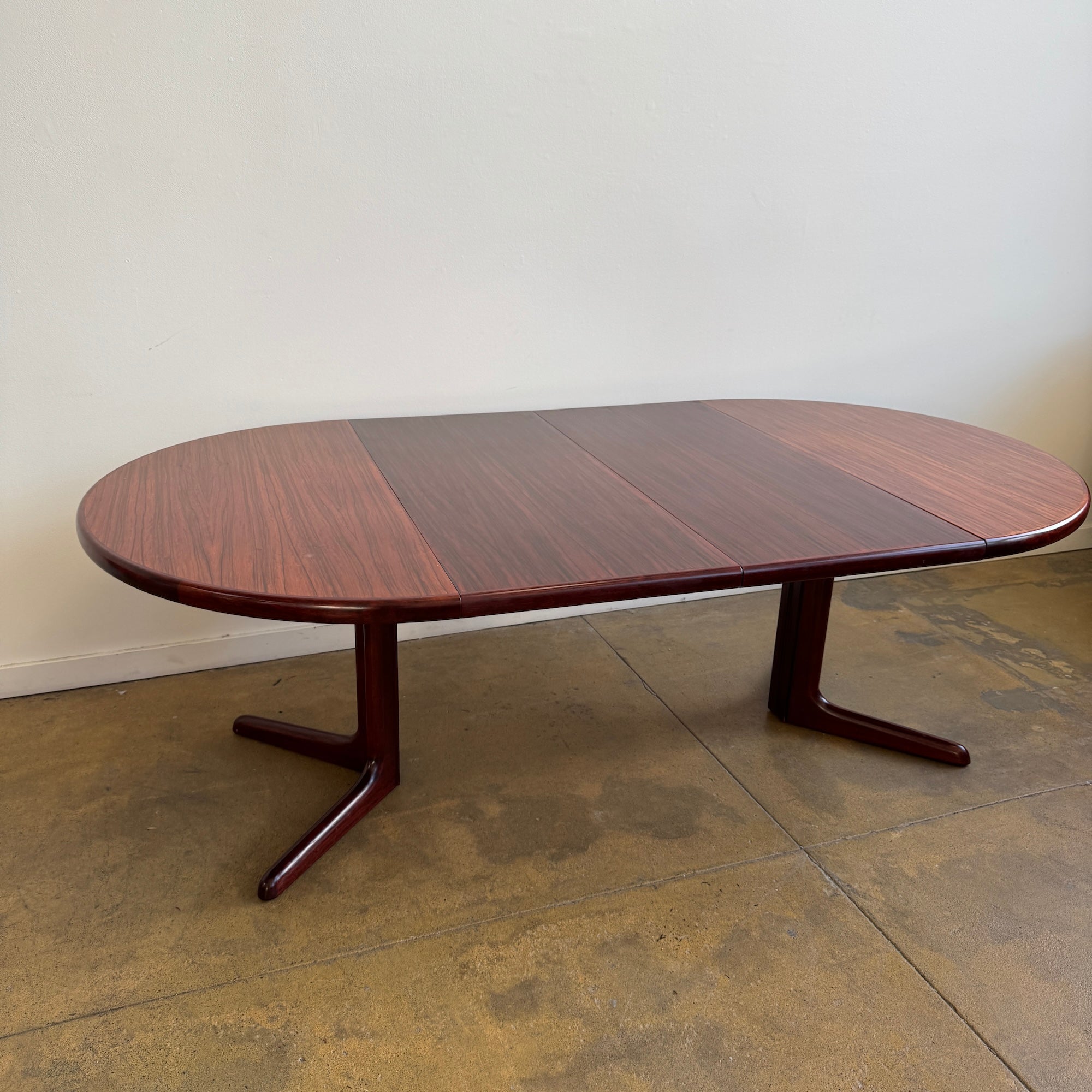 Danish Modern Rosewood Extension Dining Table by Skovby