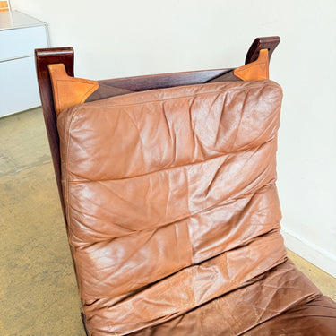 Danish Modern Brammin Møbler "Focus" lounge Chair & Ottoman