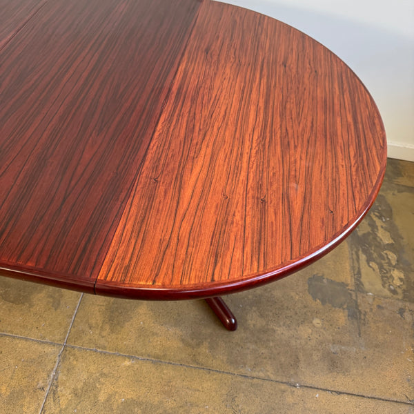 Danish Modern Rosewood Extension Dining Table by Skovby