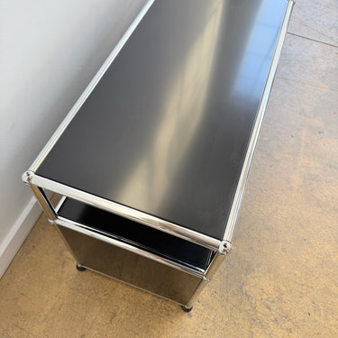 USM Haller 2X2 Media Console 22' - Graphite Black
