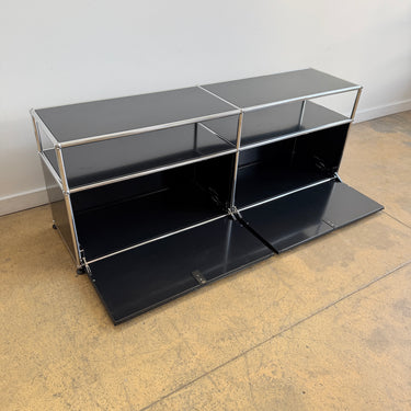 USM Haller 2X2 Media Console 22' - Graphite Black
