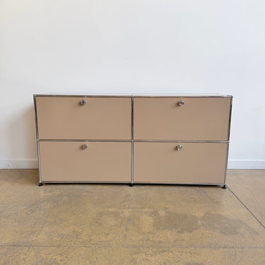 USM Haller Console Fully Enclosed 4 Doors - Beige