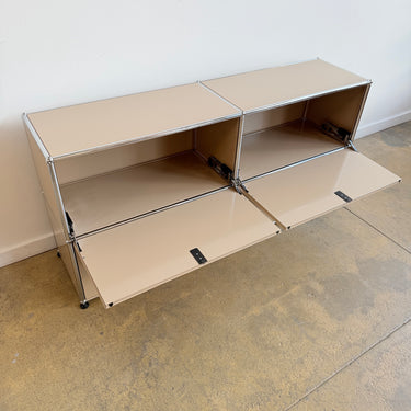 USM Haller Console Fully Enclosed 4 Doors - Beige