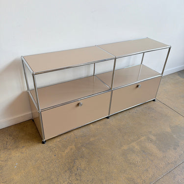 USM Haller 2X2 Media Console - Beige