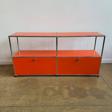 USM Haller 2X2 Media Console (Pure Orange)