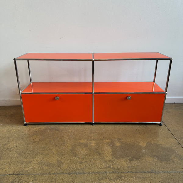 USM Haller 2X2 Media Console (Pure Orange)