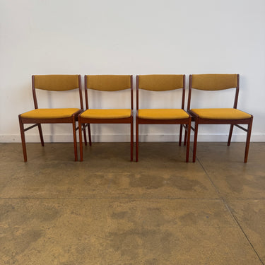 Danish Modern Teakwood Dining Chairs by Thorso Stolefabrik